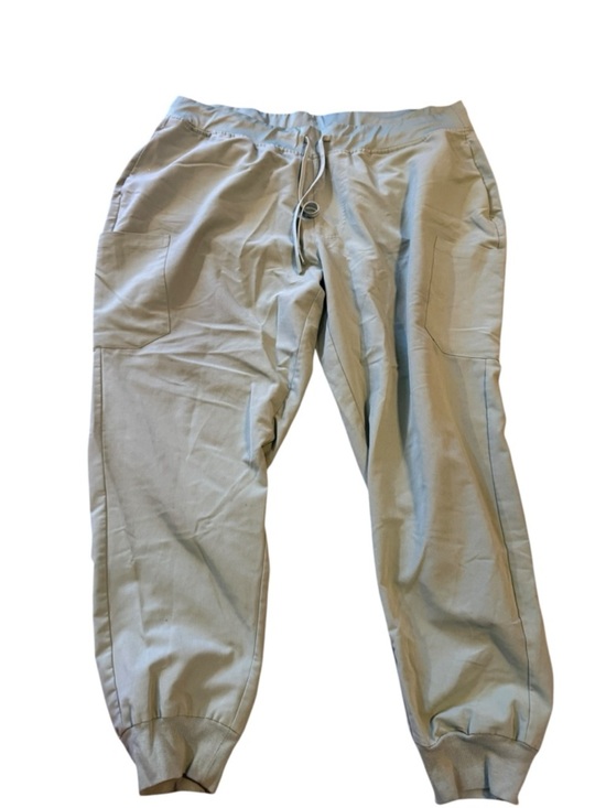 Mandala Pants - Mandala  Casual Drawstring Joggers scrubs - Light green